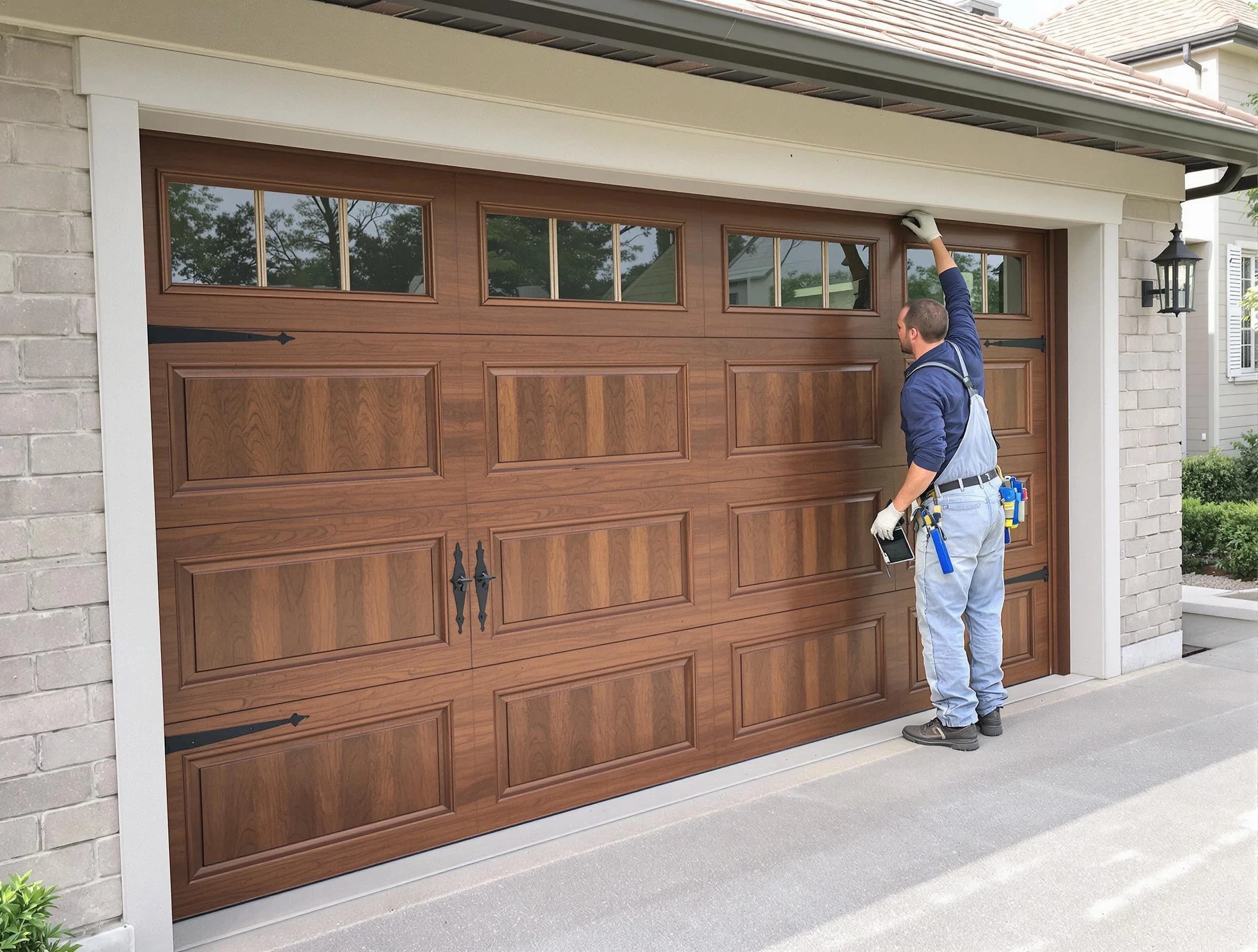 Custom garage door showcase by Cecil Garage Door Repair in Cecil