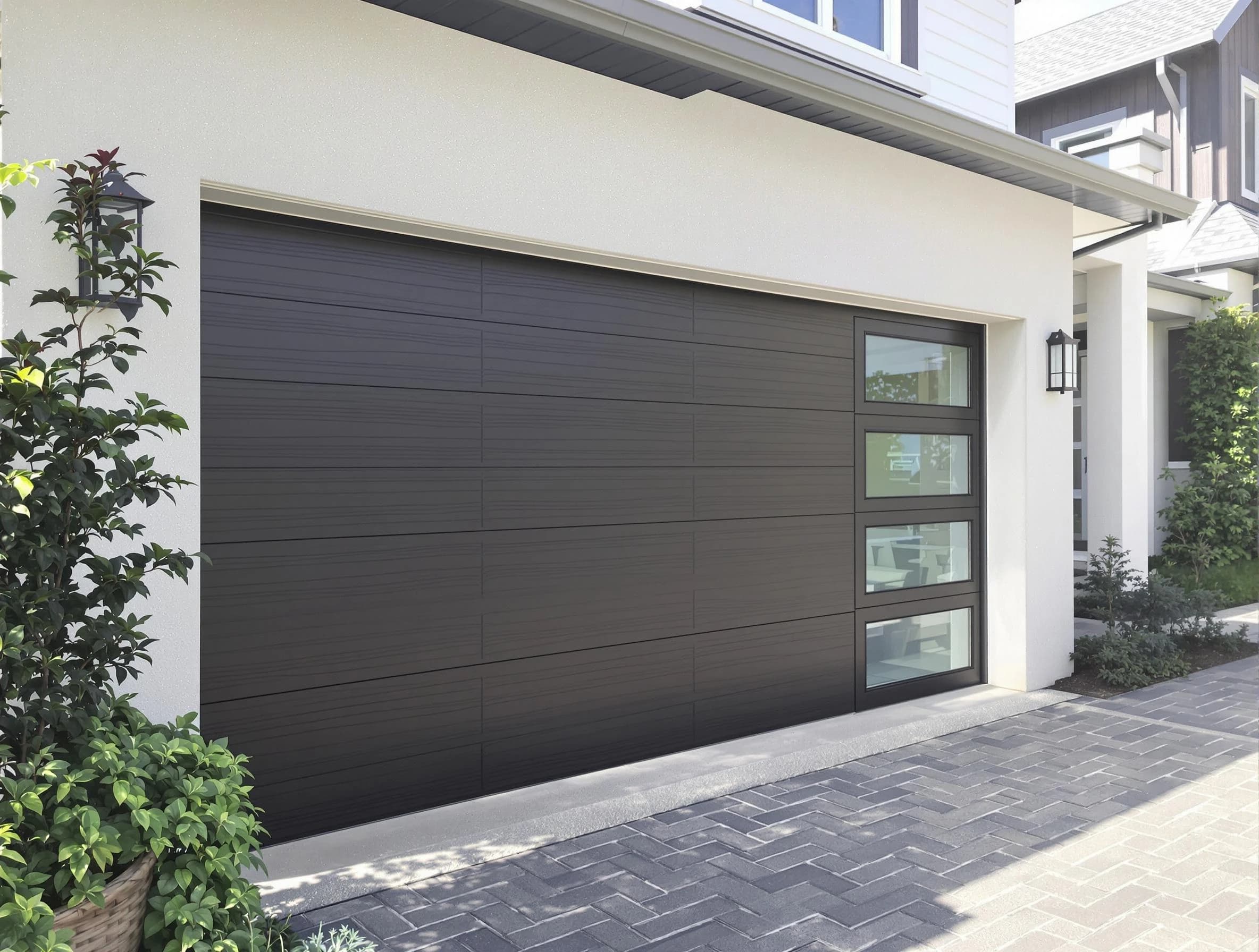 Custom garage door installation by Cecil Garage Door Repair in Cecil