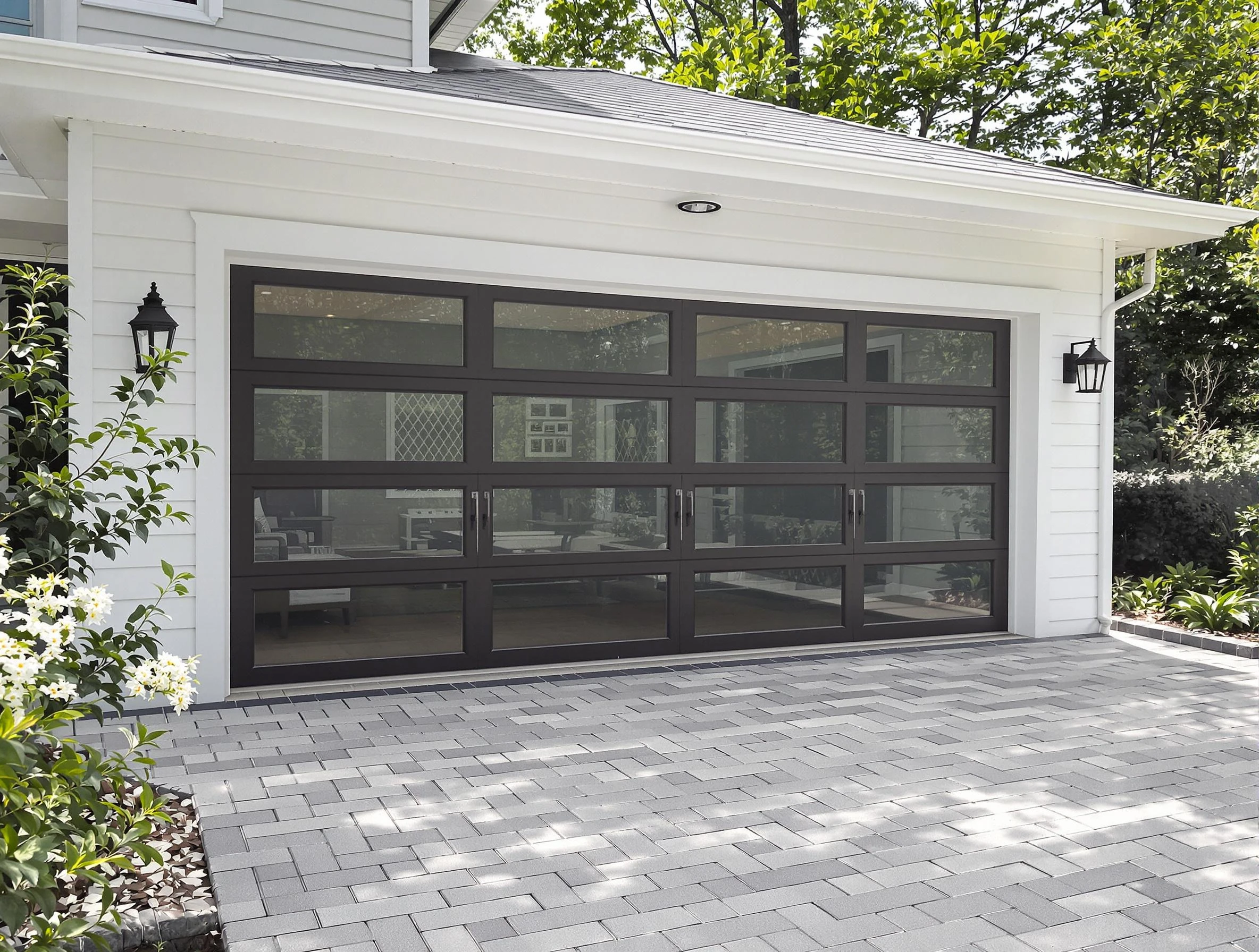 Cecil Garage Door Repair design specialist presenting custom garage door options to Cecil homeowner