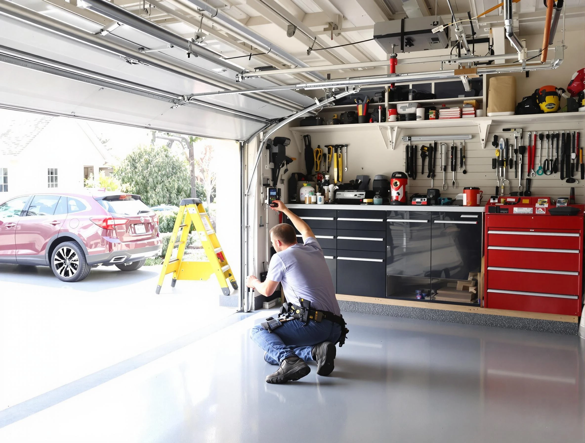 Local garage door repair service by Cecil Garage Door Repair in Cecil